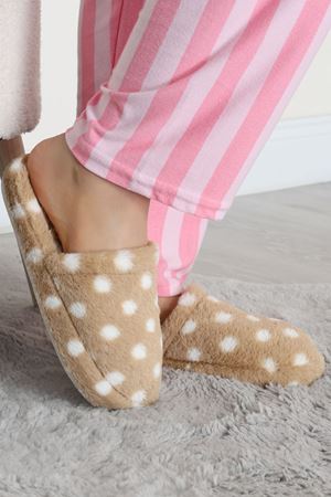 Peluş Ev Terliği Camel - 31421.264.