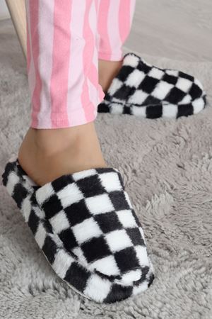 Peluş Ev Terliği Siyah - 31427.264.