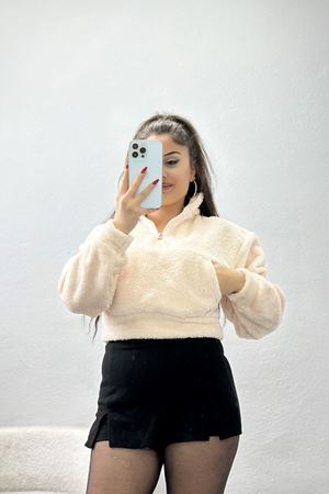 Peluş Sweat Açıksomon - 31256.1872.