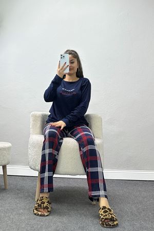 Soft Milan Enjeksiyon Baskılı Pijama Takımı Laciekose - 664.1287.