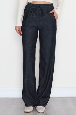 Kırışık Efektli Tensel Pantolon Koyumavi1 - 42439.1431.