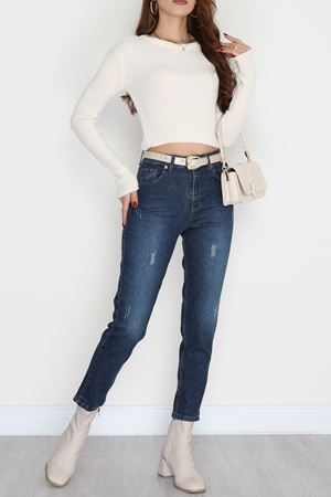 Mom Kot Pantolon Mavi8 - 18966.1431.