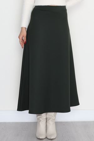 Puf Scuba Kumaş Çan Etek Haki - 50961.2036.