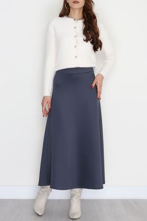 Puf Scuba Kumaş Çan Etek Füme - 50961.2036.