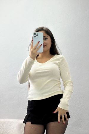 V Yaka Kaşkorse Body Krem - 70712.1748.