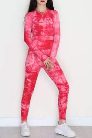 Batik Parmak Geçmeli Dalgıç Fitness Takım Fuşya - 42526.1967.