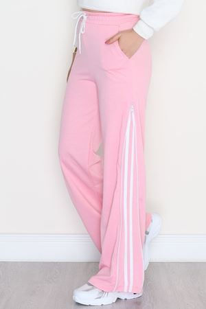 Femuarlı 2 İplik Eşofman Altı Pembe - 50741.1005.