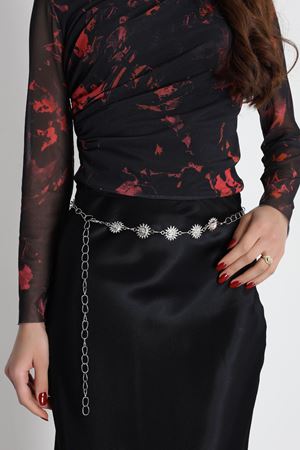 İthal Güneş Toka Zincir Kemer Gümüşgri - 51003.2105.