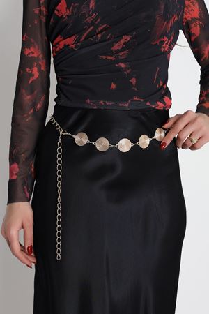 İthal Midye Kabuğu Zincir Gold - 2520.2105.