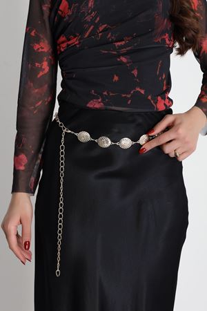 İthal Papatya Toka Zincir Kemer Gold - 2449.2105.