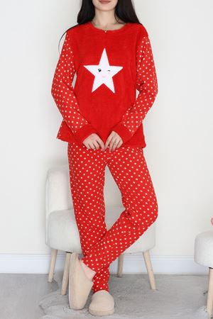 Peluş Polar Pijama Takımı Kırmızıyıldız - 50767.1961.