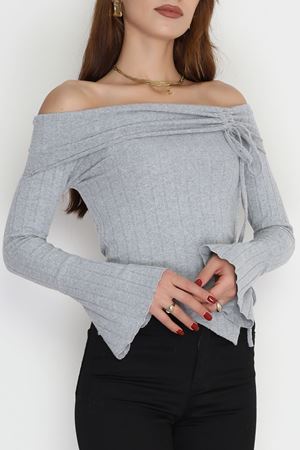 Madonna Yaka İnterlok Body Gri - 90971.1748.