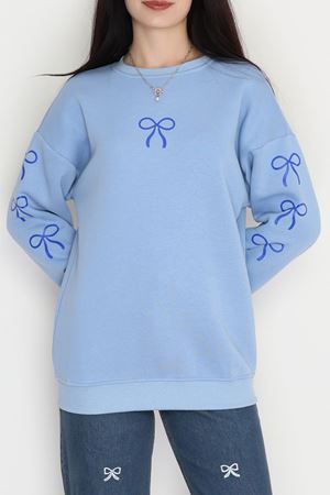 3 İplik Bisiklet Yaka Sweat Bebemavisaks - 42246.1878.