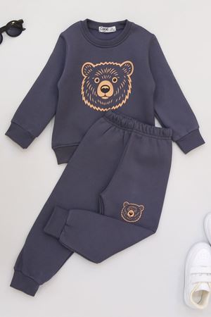 3-7 Yaş 3 İplik Şardonlu İkili Takım Antrasit - 50810.1867.