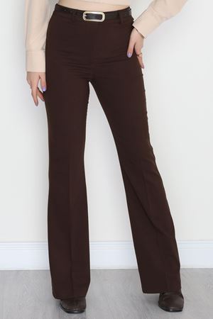 Poliviskon İspanyol Pantolon Acıkahve - 51023.1779.