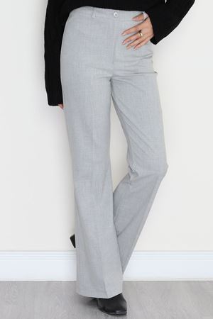 Poliviskon İspanyol Pantolon Açıkgri - 51023.1779.