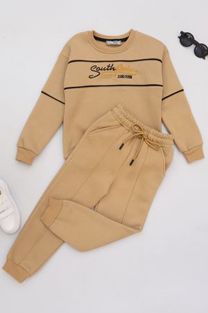 5-12 Yaş 3 İplik Şardonlu Takım Sütlükahve - 60220.1867.