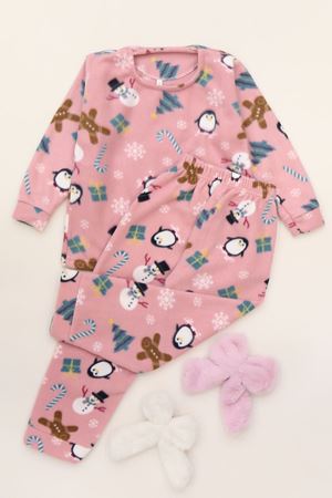 5-10 Yaş Çocuk Polar Takım Pembe - 50769.1961.