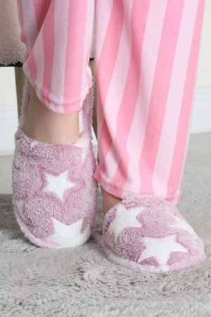 Peluş Ev Terliği Lila - 31565.264.