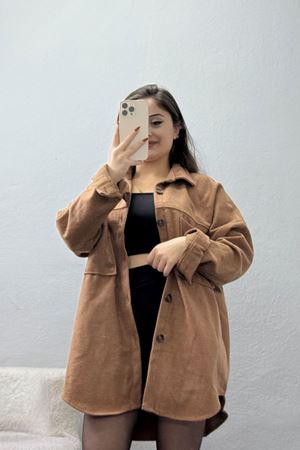 Çift Cep Kaşe Gömlek Devetüğü - 20258.1775.