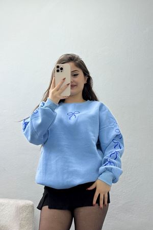 3 İplik Bisiklet Yaka Sweat Bebemavisaks - 42246.1878.