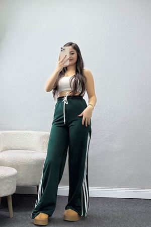 Femuarlı 2 İplik Eşofman Altı Zümrüt - 50741.1005.