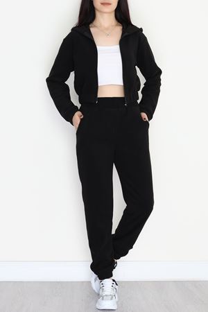 Polar Fermuarlı Eşofman Takımı Siyah - 50999.053.