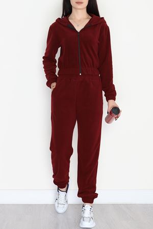 Polar Fermuarlı Eşofman Takımı Bordo - 50999.053.