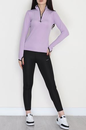 Olita Baskılı Parmak Geçmeli Dalgıç Takım Lila - 42292.1301.