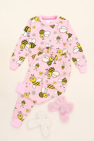 3-8 Yaş Şardonlu 2 İplik Takım Pembe - 53550.1776.