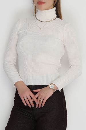 Balıkçı Yaka Triko Ten - 70807.2052.