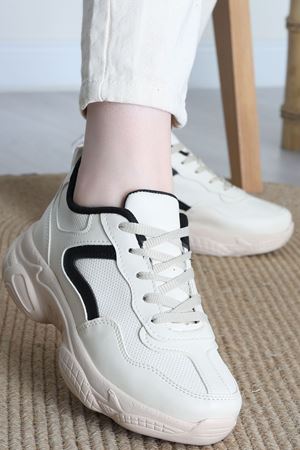 Günlük Spor Ayakkabı Bejsiyah - 42440.2082.