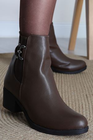 5 Cm Topuklu Bot Kahve - 42458.264.