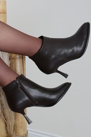 7 Cm Topuklu Bot Acıkahve1 - 42447.264.