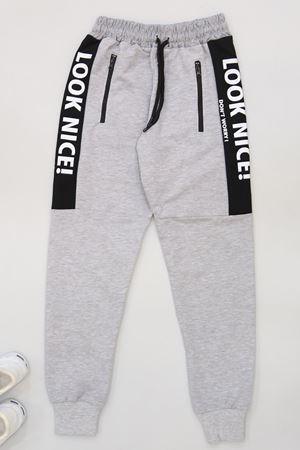 8-16 Yaş 2 İplik Likralı Eşofman Altı Gri2 - 42183.2066.