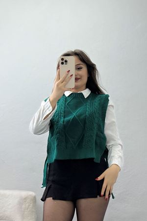 Püsküllü Süveter Nefti - 355.1577.