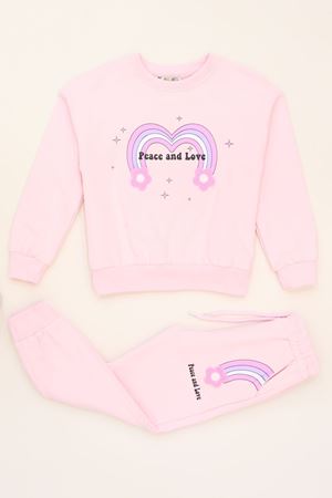 6-9 Yaş Şardonlu Yumoş Kumaş Takım Açıkpembe - 6264360.1576.