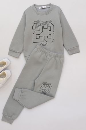 3-7 Yaş 3 İplik Şardonlu İkili Takım Dumangri - 50820.1867.