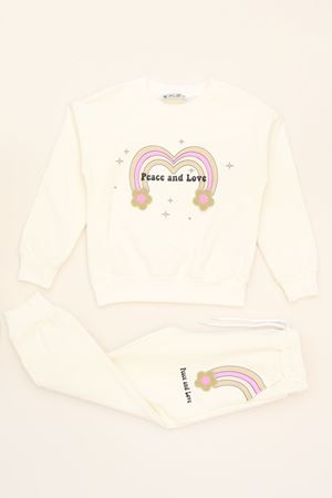 6-9 Yaş Şardonlu Yumoş Kumaş Takım Ekru - 6264360.1576.