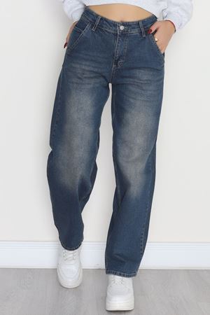Yan Cepli Baggy Kot Pantolon Mavitint - 42466.2088.