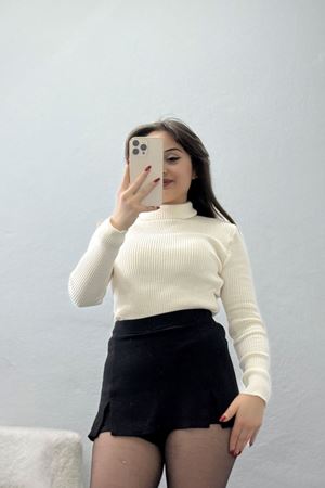 Balıkçı Yaka Triko Ten - 70807.2052.