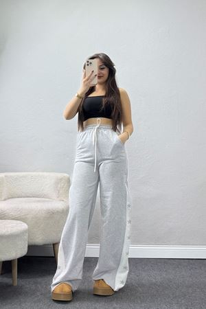 Fermuarlı Eşofman Altı Gri - 50748.1005.