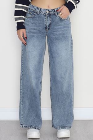 Bol Paça Kot Pantolon Mavi - 31589.1904.