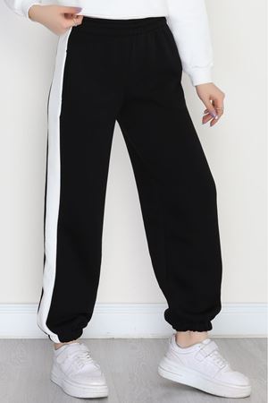 3 İplik Paça Lastikli Eşofman Altı Siyah - 42521.1878.