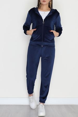 Fermuarlı Kadife Takım Laci - 348.1287.