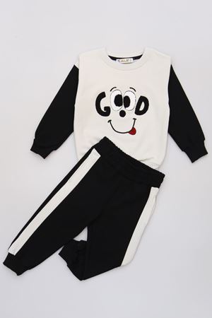 2-5 Yaş Şardonlu Yumoş Kumaş Takım Gri - 1264305.1576.