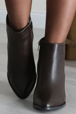 7 Cm Topuklu Bot Kahve - 31492.264.