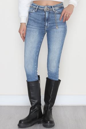 Dar Paça Kot Pantolon Mavi3 - 19724.1904.