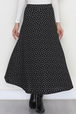 Kaşkorse Mevlana Etek Siyahbeyaz - 51061.1355.