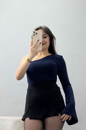 Tek Omuz Basic Bluz Laci - 4275.1595.